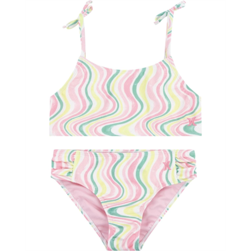 Hurley Kids Two-Piece Bandeau Bikini Swim Set (Big Kid)