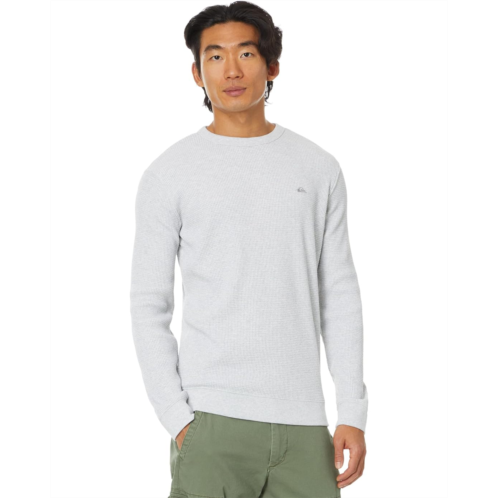 Mens Quiksilver Flanders Waffle Crew Long Sleeve Thermal