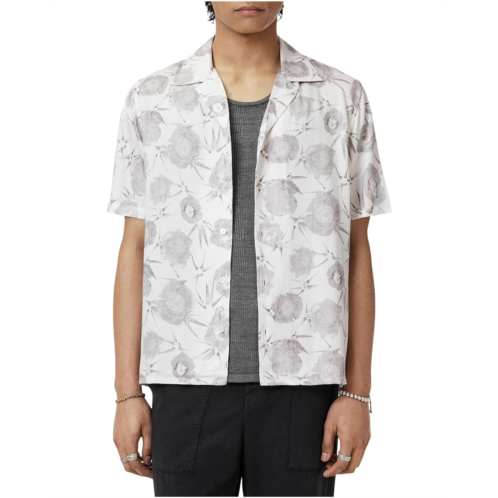 Mens John Varvatos Dan Camp Collar Shirt In Thorn Print W792F25