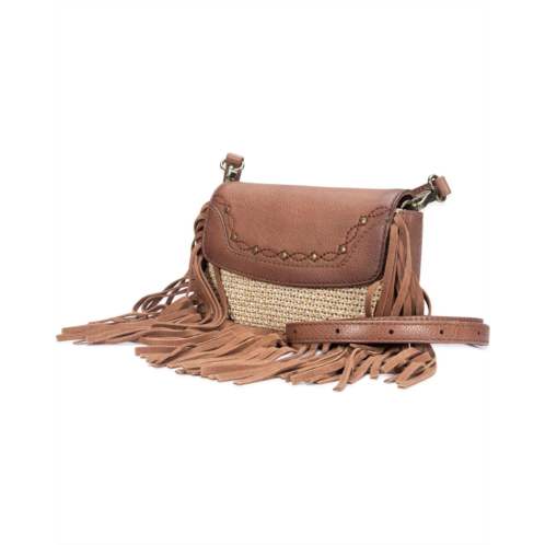 Frye Ava Raffia Converible Belt Bag