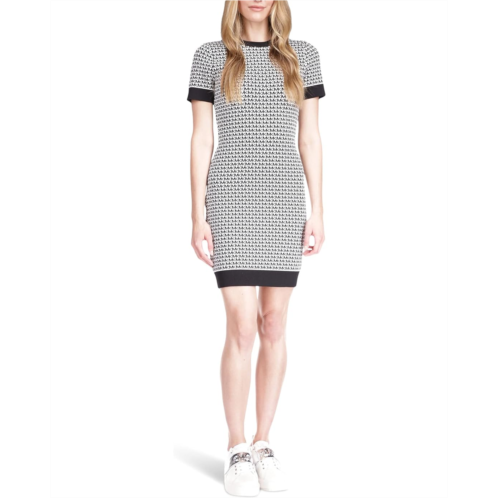 Michael Michael Kors Petite Block Mini Short Sleeve Dress