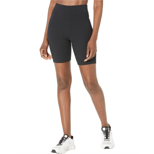 Womens Eberjey Pima Rib Bike Shorts