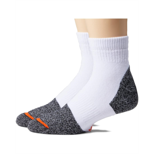 Mens Merrell Cotton Safety Toe Quarter Socks 2-Pair