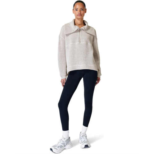 Womens Sweaty Betty Restful Boucle 1/2 Zip Sweats