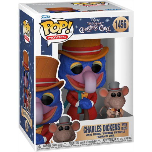 Funko Pop! & Buddy: Disney Holiday - The Muppet Christmas Carol, Gonzo as Charles Dickens with Rizzo