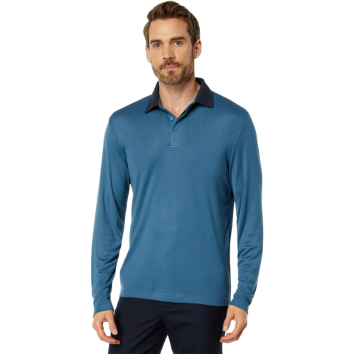 Mens Theory Kayser Polo Long Sleeve Anemo