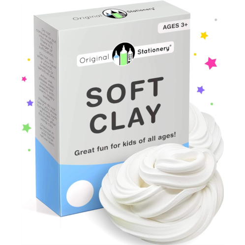 Original Stationery Original Soft Clay for Slime - Modeling Clay Art Supplies for Kids - Add to Glue and Foam to Make Fluffy Butter Slime [230g Makes 10+]
