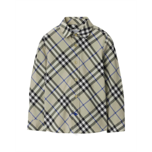 Burberry Kids Owen Check Long Sleeve Button Down Shirt (Little Kid/Big Kid)