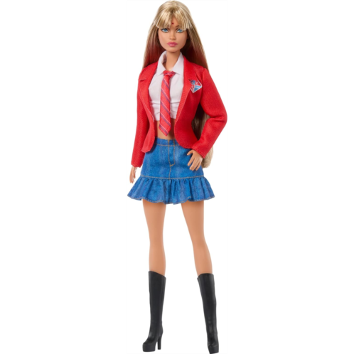 Barbie Mia Doll Wearing Removable School Uniform with Boots, Necktie & Long Blonde Hair, Inspired by Rebelde & RBD (Amazon Exclusive)