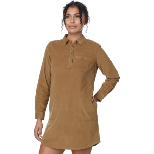 Womens Toad&Co Scouter Cord Long Sleeve Shirtdress