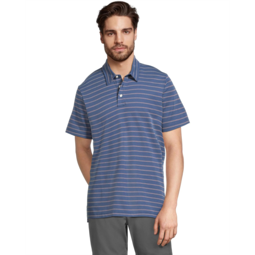 L.L.Bean Mens LLBean Comfort Stretch Performance Short Sleeve Polo Slightly Fitted Stripe
