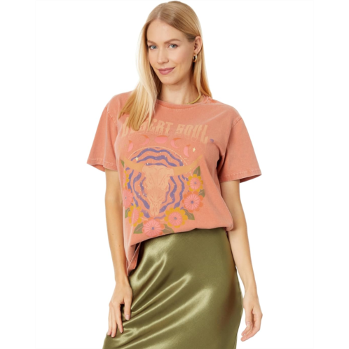 Womens Lucky Brand Desert Soul Boyfriend Tee