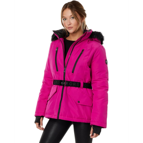 Womens MICHAEL Michael Kors Belted Active Coat A422905C67