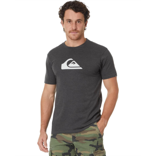 Mens Quiksilver Comp Logo Short Sleeve Screen Tee