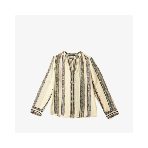 Derek Lam Printed Kara Blouse