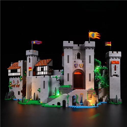 BRIKSMAX Led Lighting Kit for LEGO-10305 Lion Knights Castle - Compatible with Lego Icons Building Blocks Model- Not Include The Lego Set