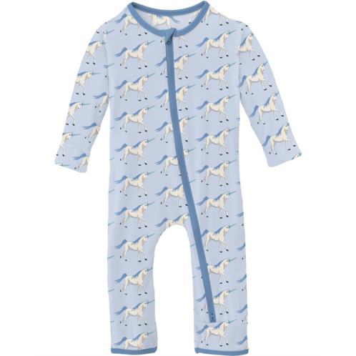 Kickee Pants Kids Print Coverall with 2 Way Zipper (Infant)