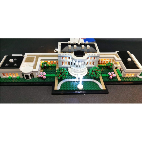 brickled LED Lighting Kit for Lego The White House 21054 (Lego Set not Included)