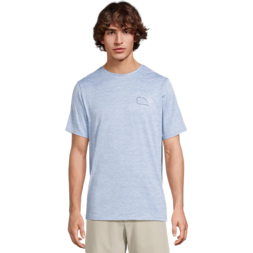 Mens Vineyard Vines Otg Whale Outline Short Sleeve Tee
