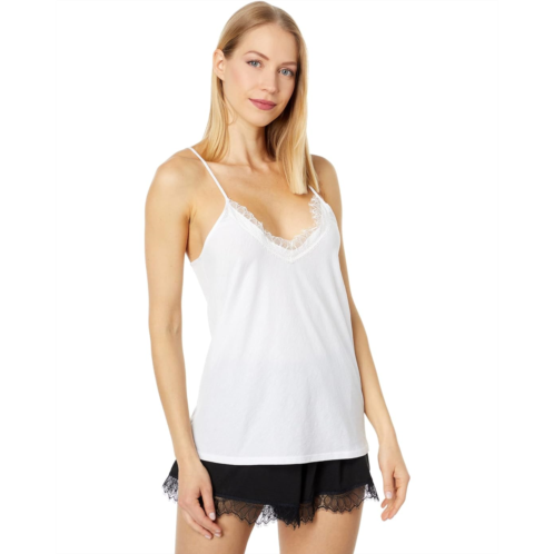Womens Skin Pima Cotton Sexy Cami with Lace