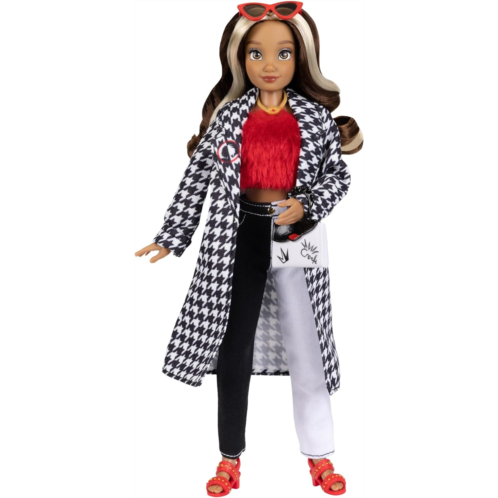 Disney ILY 4ever Dolls Cruella 11.5 Tall with 13 Points of Articulation, Two Complete Mix-and-Match Outfits and Glittery Mickey Ring for You!