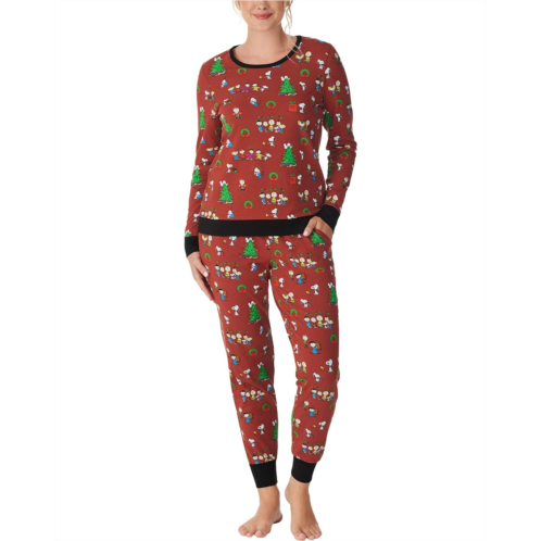 Bedhead PJs Long Sleeve Pullover Crew Joggers Set