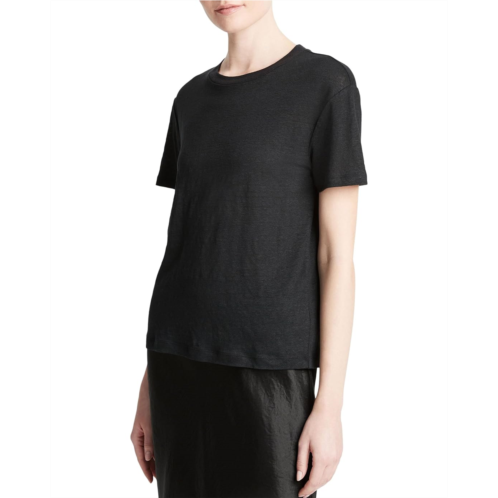 Vince Short Sleeve Drop Shoulder Crew Neck
