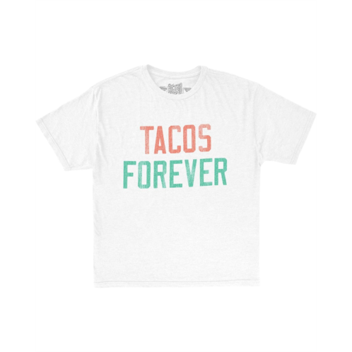 The Original Retro Brand Kids Tacos Forever Heathered Crew Neck Tee (Toddler)