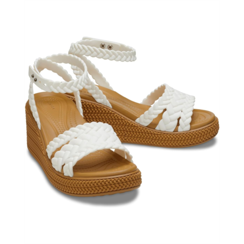 Womens Crocs Brooklyn Ankle Strap Wedge Platform Sandals