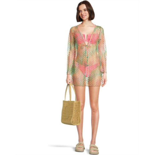 Womens BECCA Mirage Fishnet Tunic