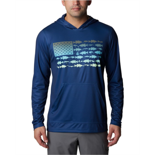 Mens Columbia Terminal Tackle PFG Fish Flag Hoodie