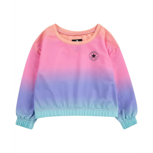 Converse Kids Dropped Shoulder Hacci Crew (Little Kids)