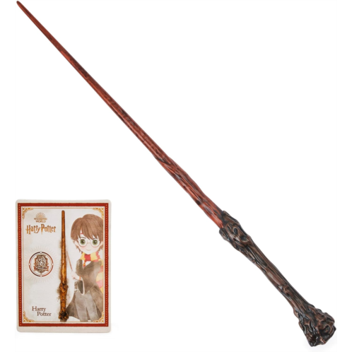 Wizarding World Harry Potter, 12-inch Spellbinding Harry Potter Wand with Collectible Spell Card, Kids Toys for Ages 6 and up