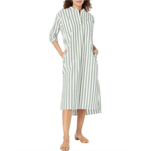 Madewell Poplin Oversized Midi Shirtdress in Stripe