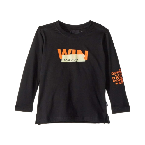 SUPERISM Encourage Long Sleeve Win Graphic Tee (Toddler/Little Kids/Big Kids)