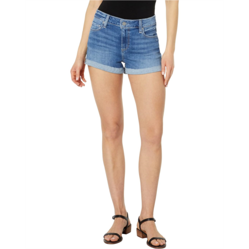 Paige Jimmy Jimmy Shorts Raw Cuff in Reflection