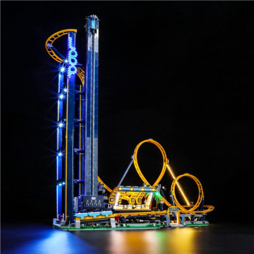YEABRICKS LED Light for Lego 10303 Icons Loop Coaster Building Blocks Model (Lego Set NOT Included)