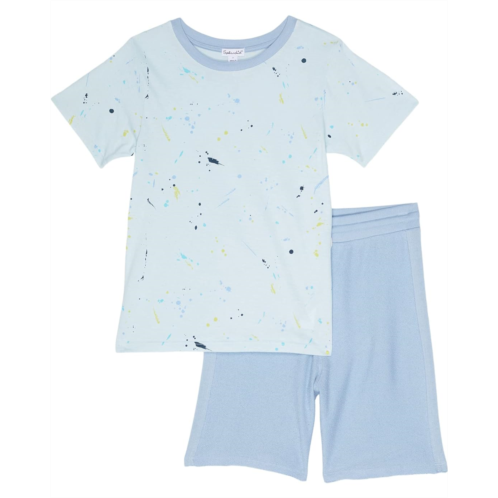 Splendid Littles Splatter Tee & Shorts Set (Toddler/Little Kids/Big Kids)
