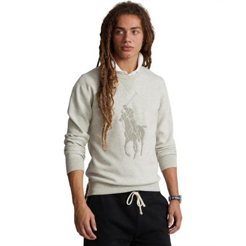 Mens Polo Ralph Lauren Big Pony Double-Knit Sweatshirt