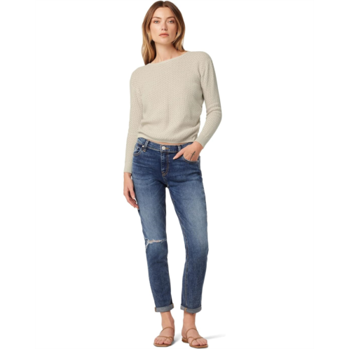 Hudson Jeans Twist Back Open Knit Sweater