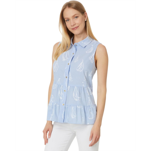 Lilly Pulitzer Breah Sleeveless Button-Down