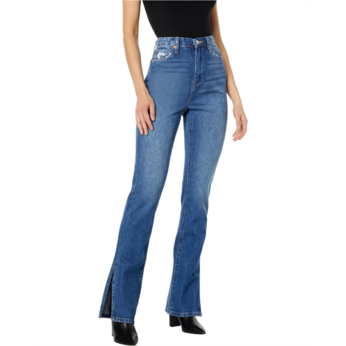 Womens Blank NYC The Cooper Straight Leg Jeans with Side Slit in Being Alive
