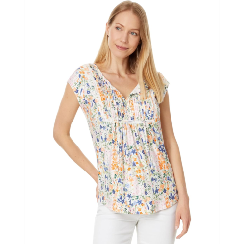 Womens Tommy Hilfiger Garden Pintuck Ladder Top