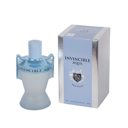 Invincible Aqua by Mirage Brands - Eau De Toilette - Mens Perfume - 3.4 Fl Oz