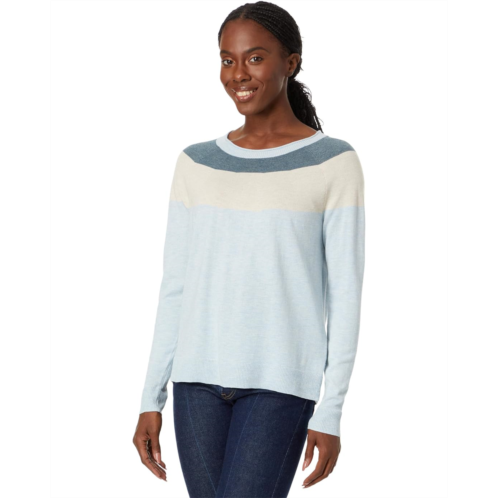 Womens Smartwool Edgewood Color-Block Crew Sweater