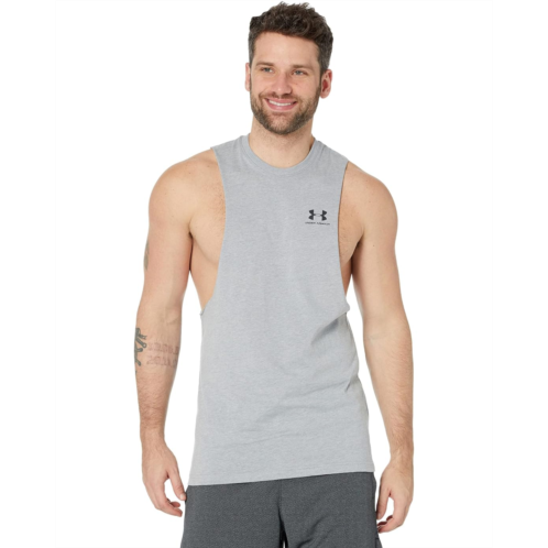 Mens Under Armour Left Chest Cutoff Tank