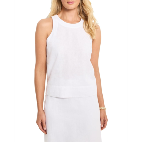 NICZOE Petite Rumba Linen Pop On Tank