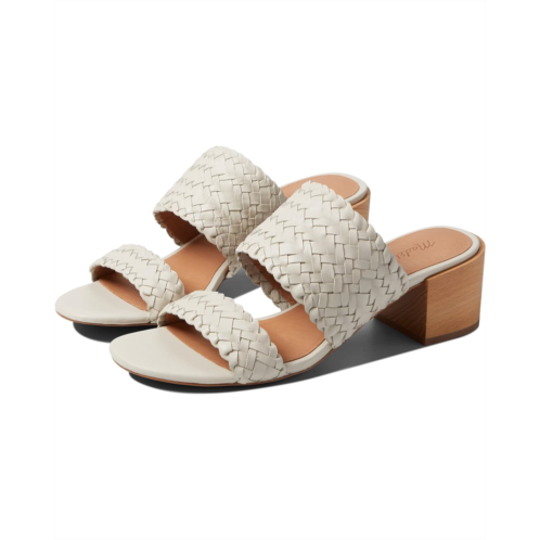 Madewell The Kiera Mule Sandal in Woven Leather