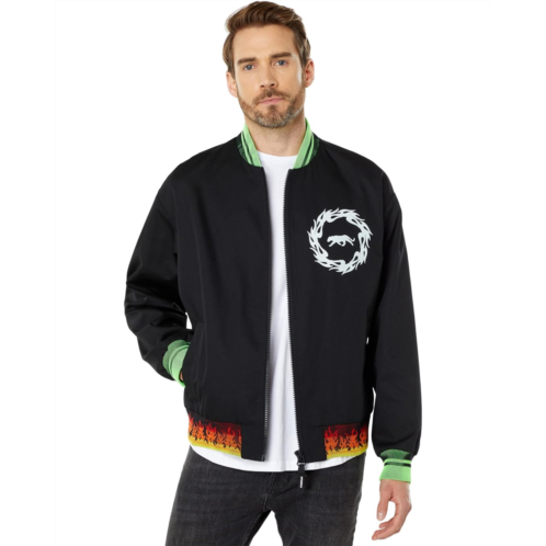 Just Cavalli Gothic Logo Bomber