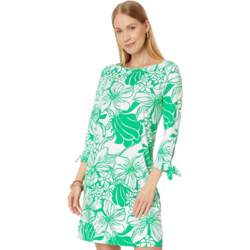 Womens Lilly Pulitzer Lidia 3/4 Sleeve Boatneck Dress